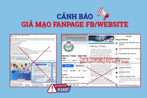 Cảnh báo Fanpage Facebook/ Website giả mạo Trường Đại học Y Dược, ĐHQGHN về thông tin tuyển dụng